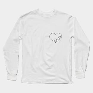 Love heart Long Sleeve T-Shirt